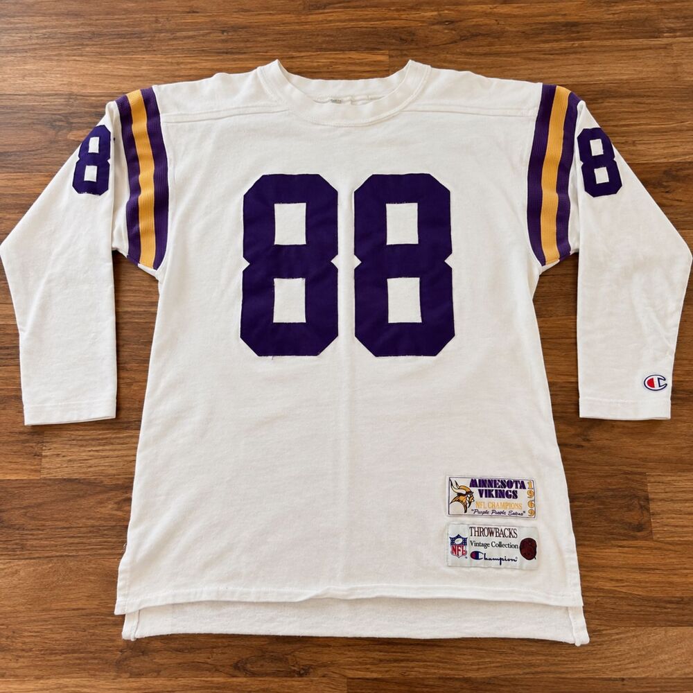 Champion Vikings Alan Page #88 1969 NFL Throwback Jersey Vintage Collection